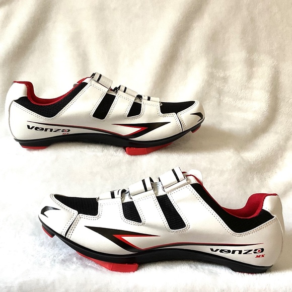 VENZO CYCLING BIKING PELOTON SHOES MEN’S 9 Women’s 10.5 - Picture 3 of 12